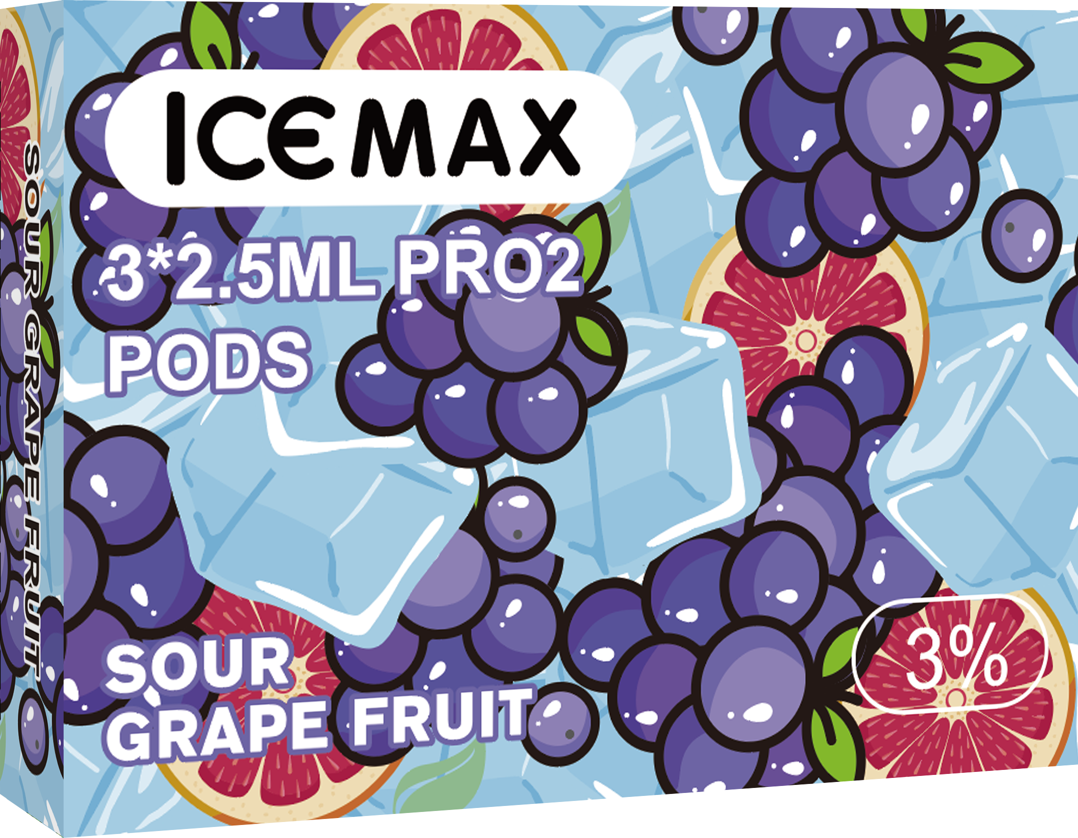 icemax烟弹酸葡萄柚子