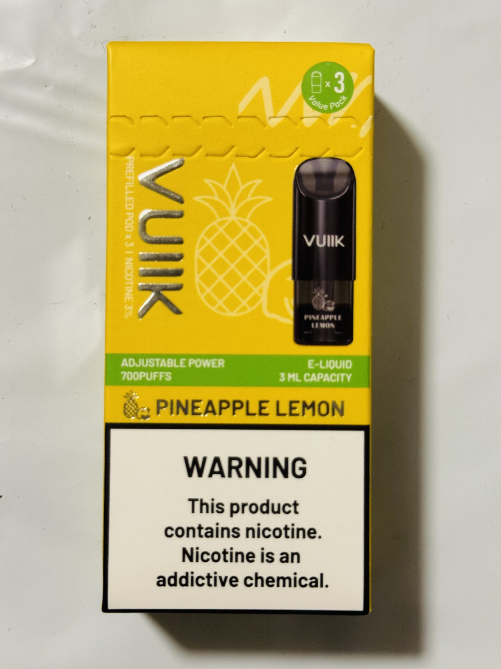 VK烟弹菠萝柠檬