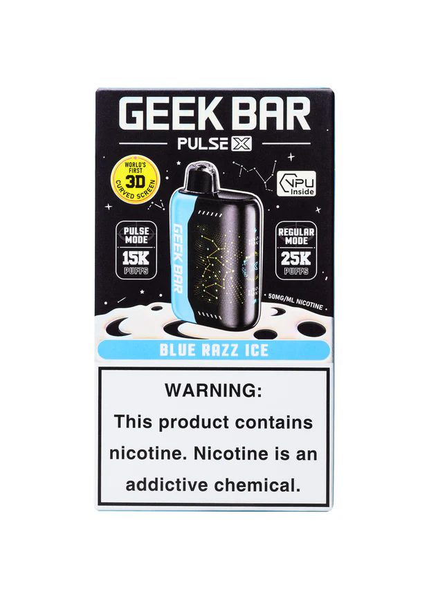 Geekbar pulse X Blue Razz Ice