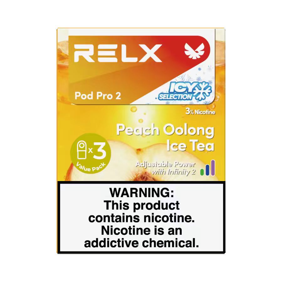 relx烟弹蜜桃乌龙冰茶